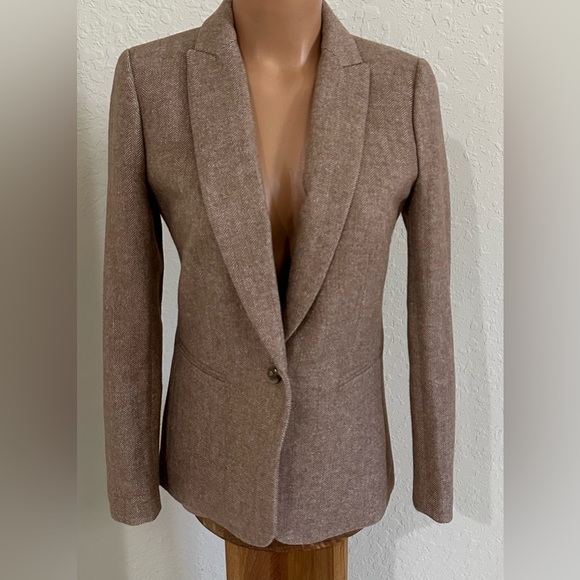 J. Crew Herringbone wool-blend Holland blazer - Picture 4 of 9